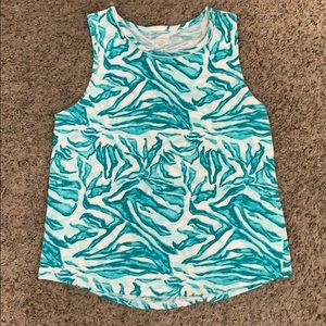 Bright patterned tank top